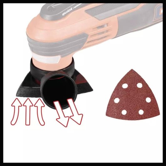 Multiherramienta Einhell TE-MG 350 EQ 350W Oscilacao 3° Cabo 3m