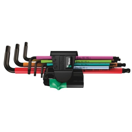 Juego de llaves allen Wera con estuche, 7 piezas métricas