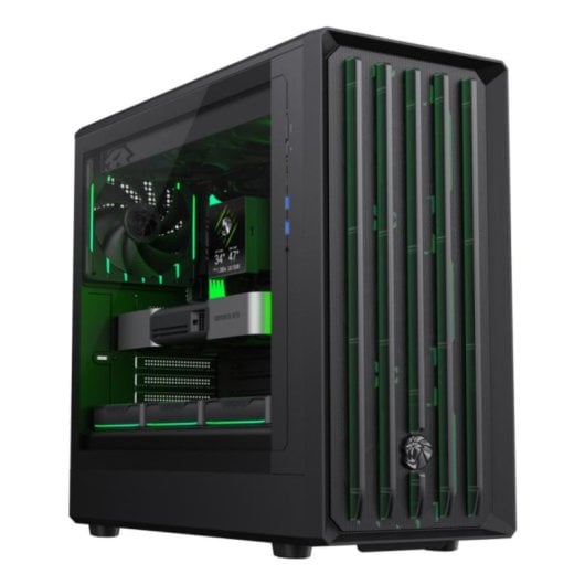 Boitier GameMax CLAW 460 BK Noir ATX Midi Tower RGB Verre Trempe