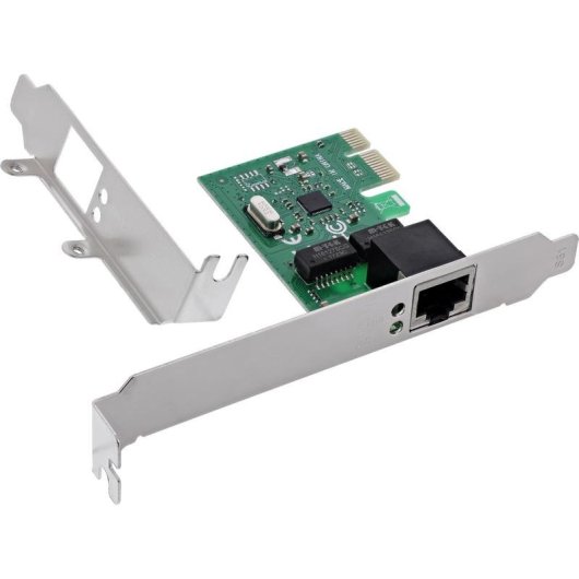Tarjeta de Red InLine 51127F PCI Express 1000 Mbit/s Jumbo Frames VLAN