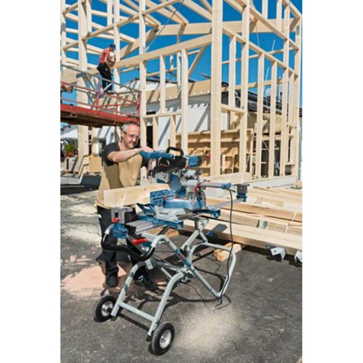 Sierra ingletadora Bosch GCM 12 SDE 4000 RPM ángulos 52° 60° 47°