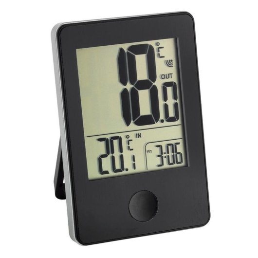 Sensor de Temperatura TFA Dostmann Pop Wireless LCD Interior Exterior