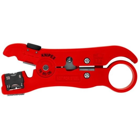Pelacavi Knipex 16 60 06 SB Rosso 125 mm Isolamento Protettivo