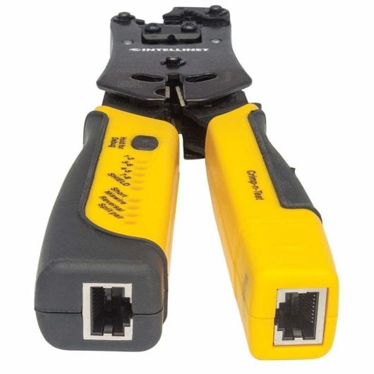 Crimpadora Intellinet Universal com Testador de Cabos RJ-11 RJ-45