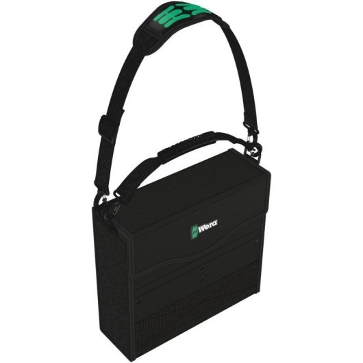 Caja de herramientas Wera 2go 2 Resistente al agua Negro/Verde