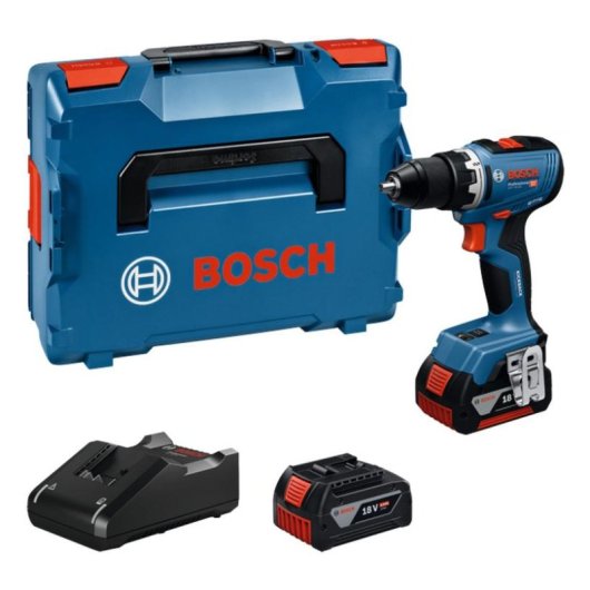 Taladro Bosch GSR 18V-65 18V 2100 RPM Llave Negro/Azul