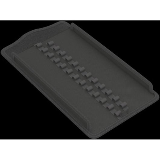 Caixa de ferramentas Wera 05136480001 25 compartimentos preta 225x118x50 mm