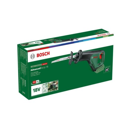 Scie reciproque Bosch AdvancedRecip 18 300 spm 10 cm bois batterie