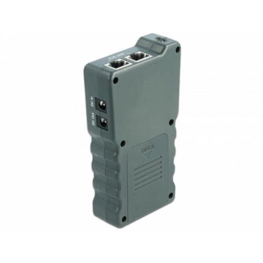 Testador de cabo Delock RJ45 PoE DC LCD portátil