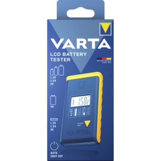 Testeur de piles Varta LCD multiteste 9v AA AAA C D