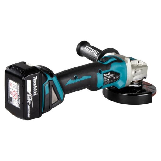 Amoladora Makita DGA521ZX1 8500 RPM 12,5 cm Bateria Brushless