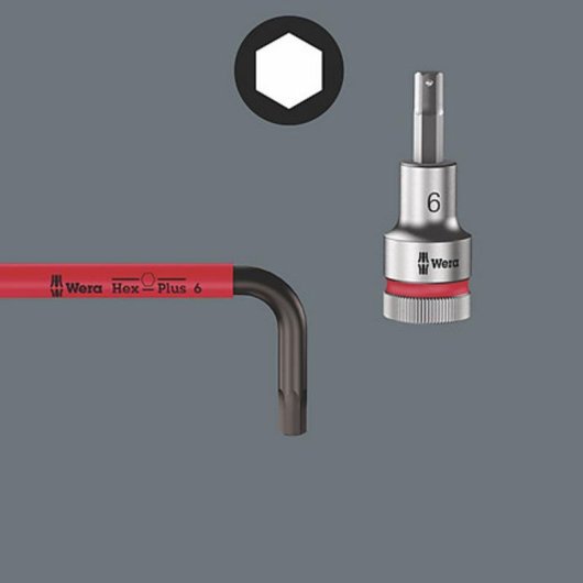 Chiave esagonale Wera 05133165001 metrica 9 pezzi 1,5-10 mm