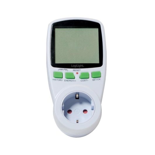 Compteur de consommation LogiLink EM0003 16A 3680W écran intégré