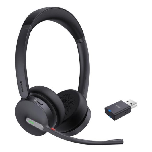 Auriculaires Yealink WH64 Hybrid Dual Teams sans fil Bluetooth Bureau Microphone Noir