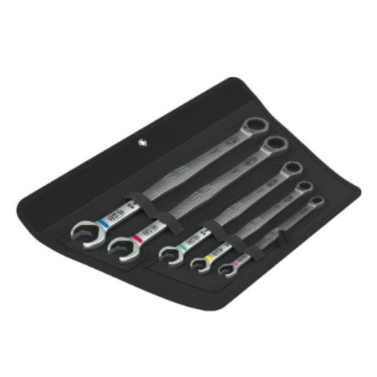 Llave combinada Wera 6007 Joker 5 Set 8,10,13,17,19 mm acero inoxidable 5 piezas