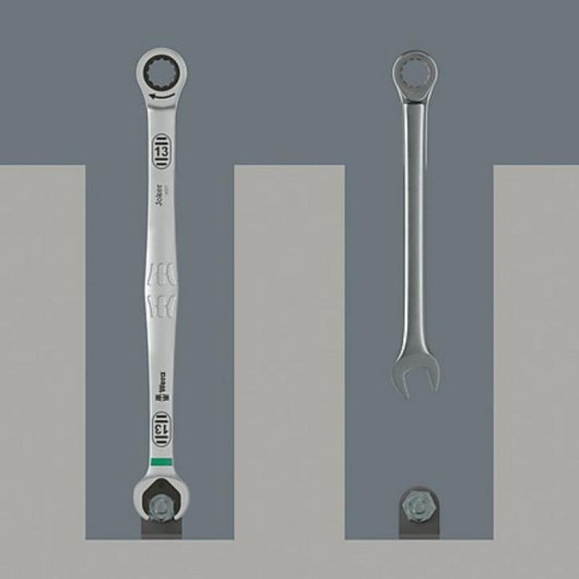 Llave combinada Wera 6007 Joker 5 Set 8,10,13,17,19 mm acero inoxidable 5 piezas