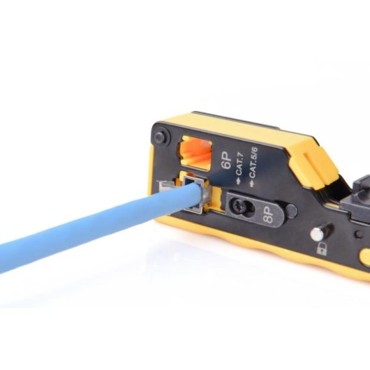 Crimpadora Digitus Multi Modular Pasante RJ-45