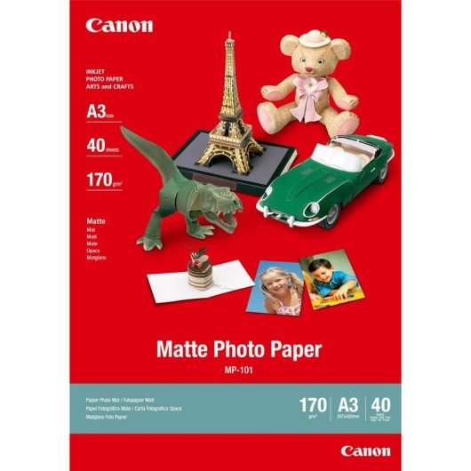 Papel fotográfico Canon 7981A008 A3 170 g/m² 40 folhas mate