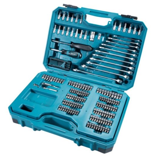 Werkzeugset Makita E-10883 221-teilig mit Verlängerung 1/2 1/4