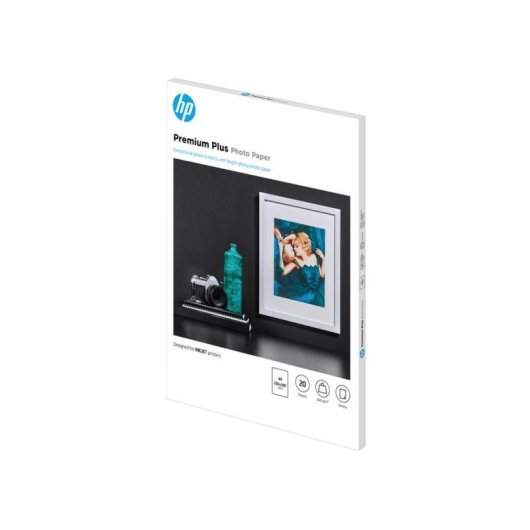 Fotopapier HP Premium Plus Glänzend A4 300 g/m² 20 Blatt