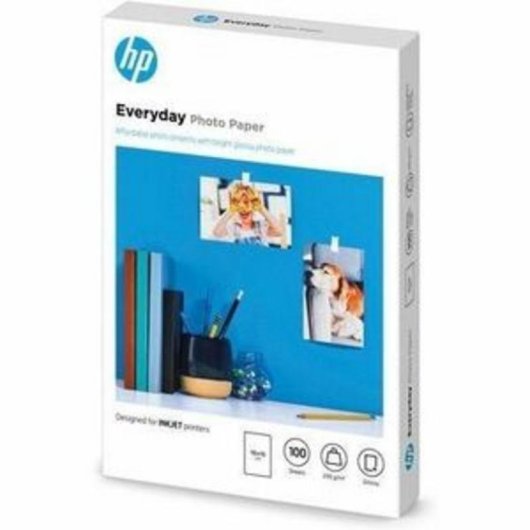 Papel fotográfico HP Everyday brillante 200 g/m2 10 x 15 cm 100 hojas