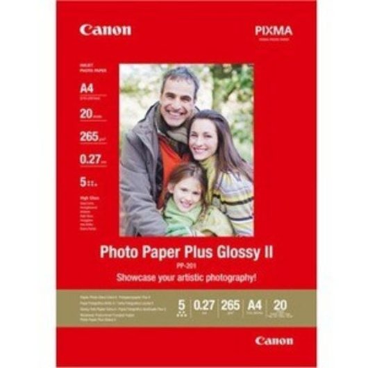 Papel Fotográfico Canon 2311B060 Brillo 265 g/m² 20 Hojas 130 mm