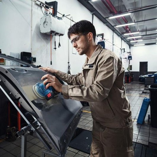 Lijadora Bosch GEX 185-LI Professional 18V Sans Fil Brushless Velcro