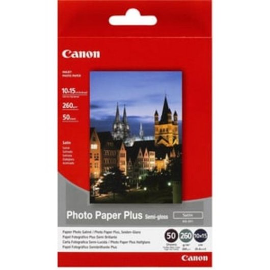 Papier photo Canon 1686B015 260 g/m² 10x15 50 feuilles