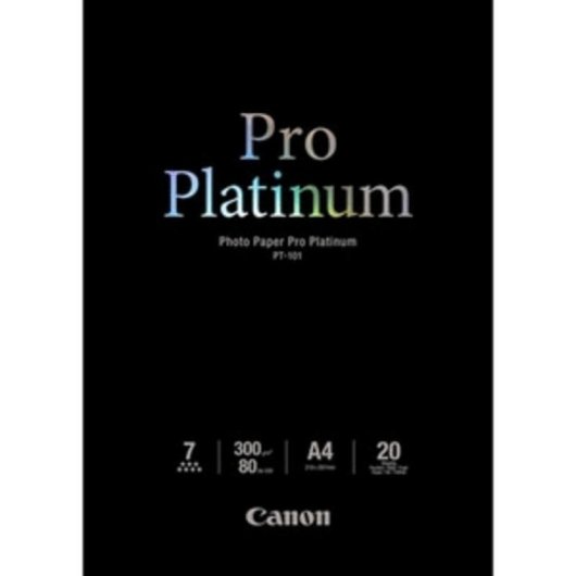 Papier photo Canon Pro Platinum A4 300 g/m² 20 feuilles