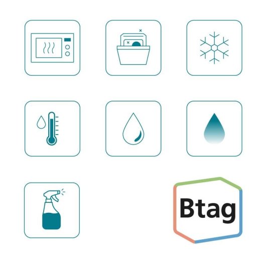 Cinta para etiquetas Brother BTAG-G31 negro sobre verde 12 mm 4 m