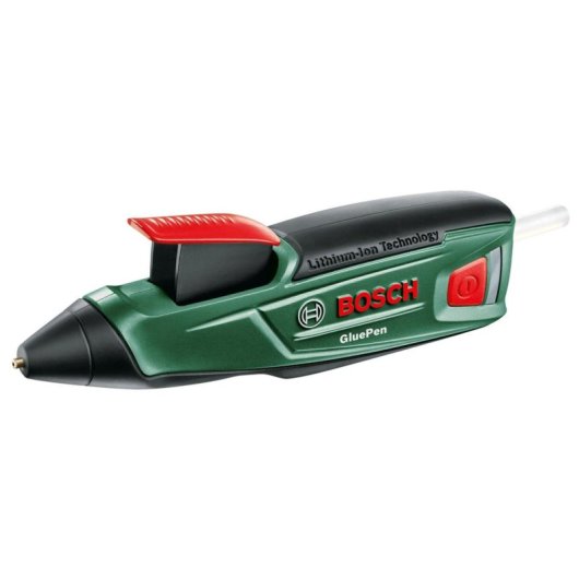 Bolígrafo de Pegamento Bosch GluePen Negro/Verde/Rojo para Materiales Diversos