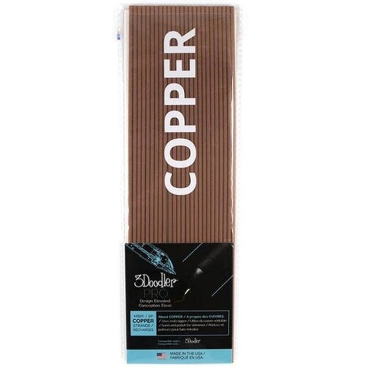 Filamento Cobre 3Doodler Pro+ 25 Copper 122 g Compatível Pro Create Plus