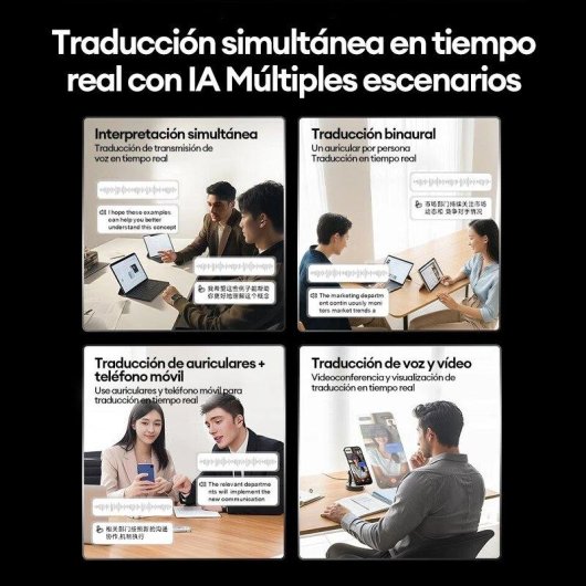 Auricolari Paxa CTBuds 2 in 1 wireless Bluetooth design aperto e clip Oro Rosa