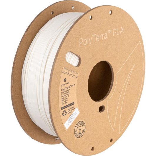 Filamento PLA Polymaker PA04008 Blanco 1,75 mm 3 kg Alta Calidad