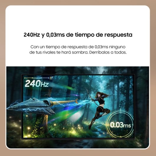 Monitor Samsung Odyssey G6 S27HG612SU 27" Quad HD 240Hz OLED Höhenverstellbar