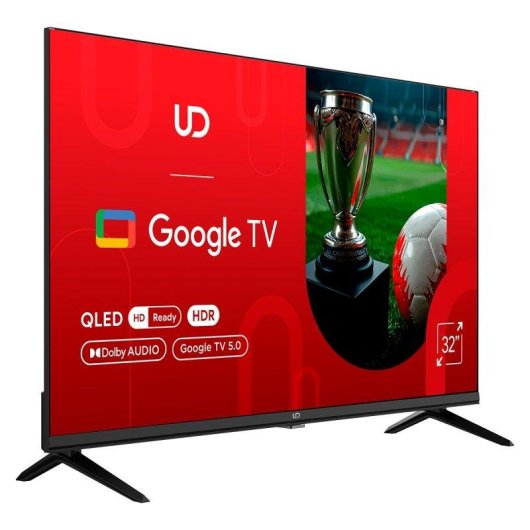 TV UD QLED 32QHGC5210S 32" HD Ready 60Hz Smart TV Google TV Dolby Audio Chromecast