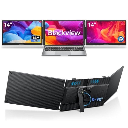 Monitor Blackview DCM5 14" FullHD 60Hz IPS Portátil USB-C Carga Inversa Altavoz Integrado