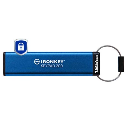 USB-Stick Kingston IronKey Keypad 200 128GB FIPS 140-3 AES-256