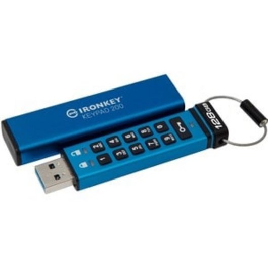 USB-Stick Kingston IronKey Keypad 200 128GB FIPS 140-3 AES-256
