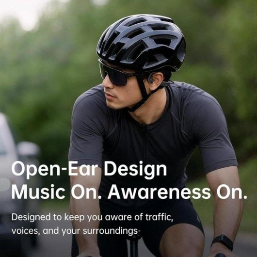 Auriculares Kinglucky X7 sem fios Bluetooth 5.4 condução óssea desportivos IPX5 pretos