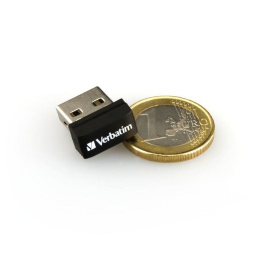 USB-Stick Verbatim Store 'n' Stay NANO 16GB Schwarz USB 2.0 Kompakt