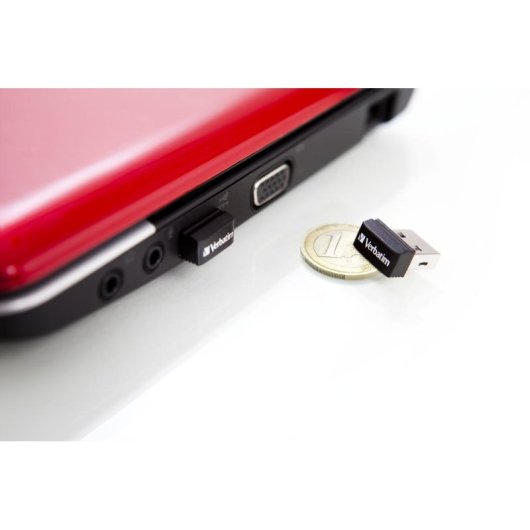 USB-Stick Verbatim Store 'n' Stay NANO 16GB Schwarz USB 2.0 Kompakt