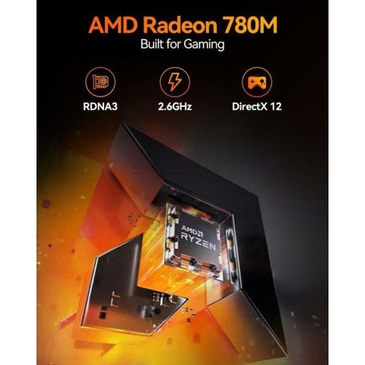 Mini PC GEEKOM A8 AMD Ryzen 9 8945HS 32GB 1TB SSD Windows 11 Pro