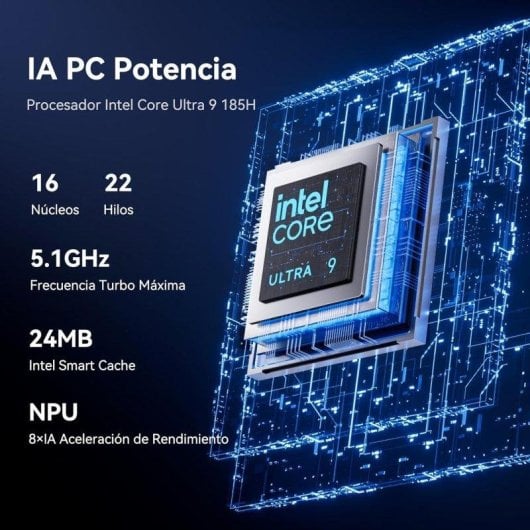 Mini PC GEEKOM GT13 Max Intel Core Ultra 9 185H 16GB 1TB SSD Intel Arc Wi-Fi 7 Dual LAN IA