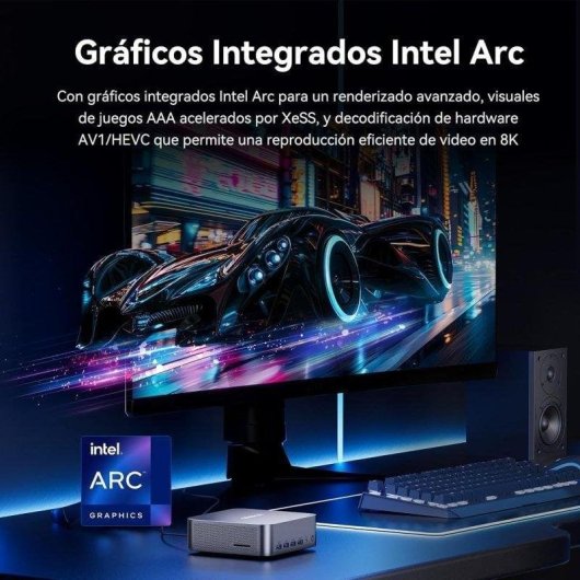 Mini PC GEEKOM GT13 Max Intel Core Ultra 9 185H 16GB 1TB SSD Intel Arc Wi-Fi 7 Dual LAN IA