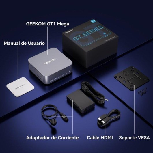 Mini PC GEEKOM GT1 Mega Intel Core Ultra 9 185H 16GB 1TB SSD Intel Arc Windows 11 Pro