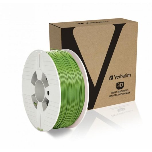 Filamento PLA Verbatim 55324 Verde 1,75 mm 1 kg Caja Compatible