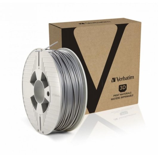 Filamento PLA Verbatim 55329 Plata 2,85 mm 1 kg Compatible Universal