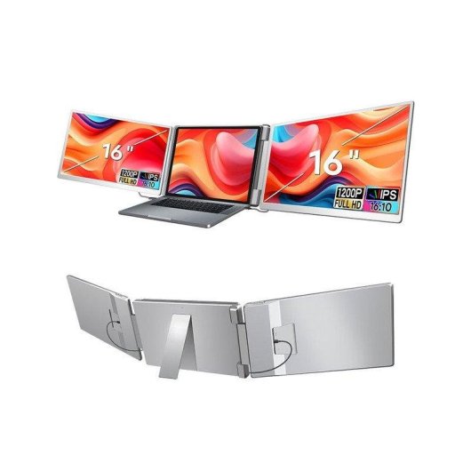Monitor FOPO S11 16" FullHD+ 60Hz IPS Doble Pantalla Plegable USB-C Mini HDMI