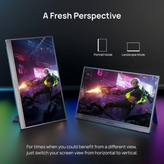 Monitor Arzopa Z3FC 16,1" QHD 180Hz IPS Portátil USB-C Mini HDMI Soporte Integrado